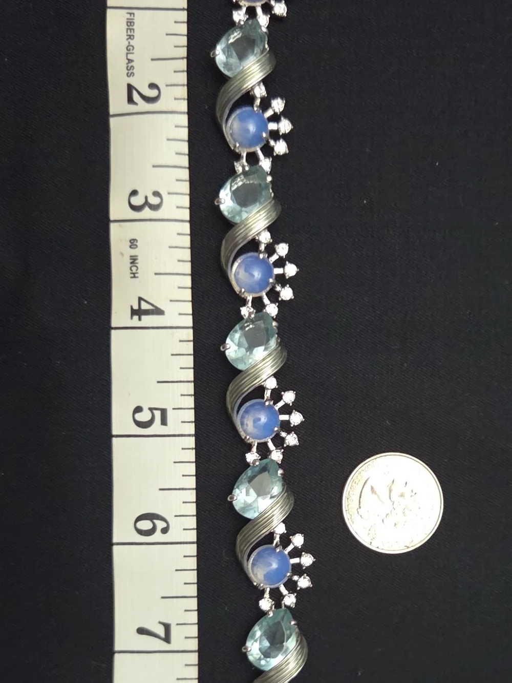 JBK Camrose & Kross Jackie Kennedy Morning Mist Blue Bracelet